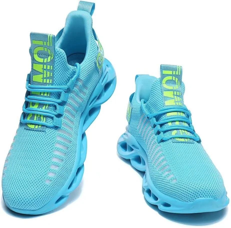 Jakcuz Women's Lace Up Walking Shoes Breathable Ultra Lightweight Sport Casual Ladies Girls Fashion Platform Sneakers