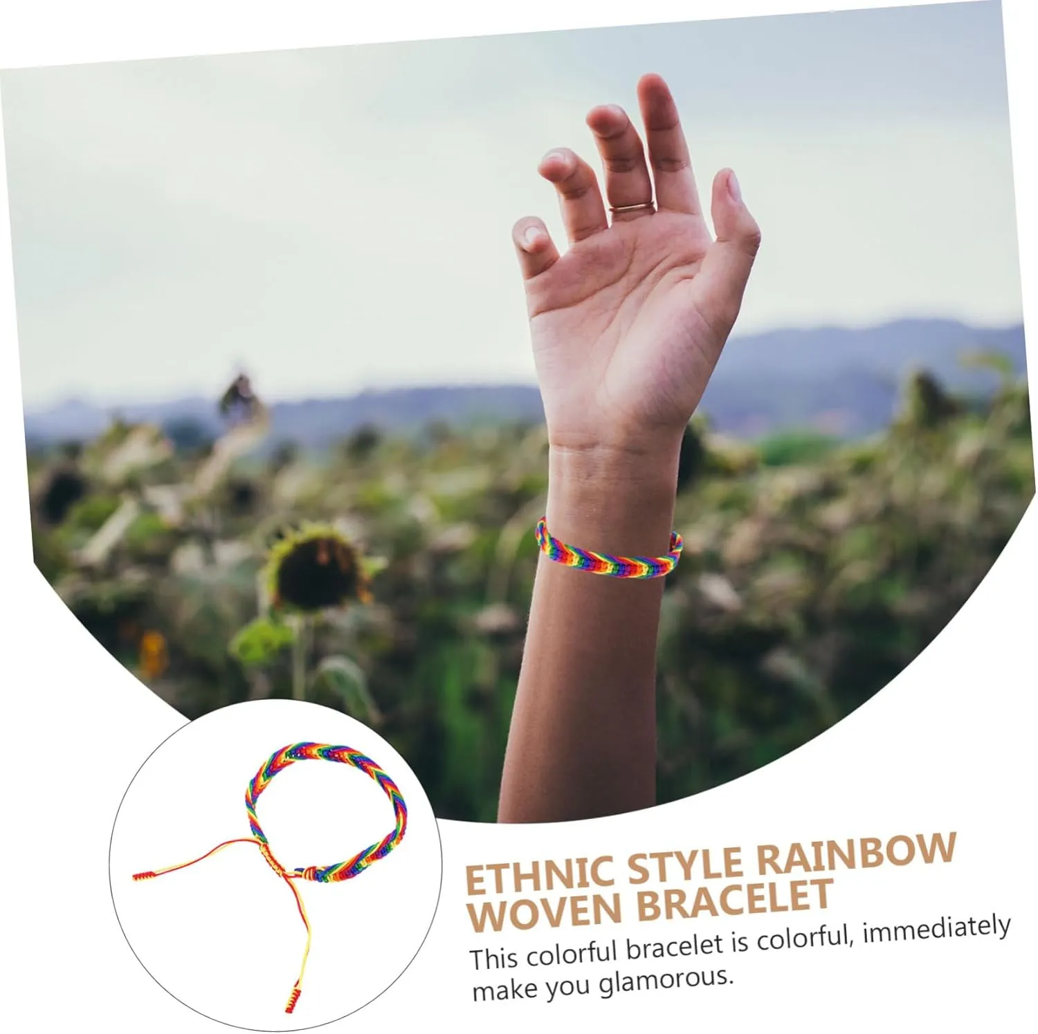 Jewelry Woven Bead Bracelet Colorful Bracelets Jewelry Braided Bracelet Adjustable Colorful Bracelets