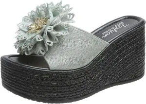 Knot Fashion Beach Wedges Sandals Shoes Toe Womens Open Slippers Women's Wedges Wedge Clear Sandals