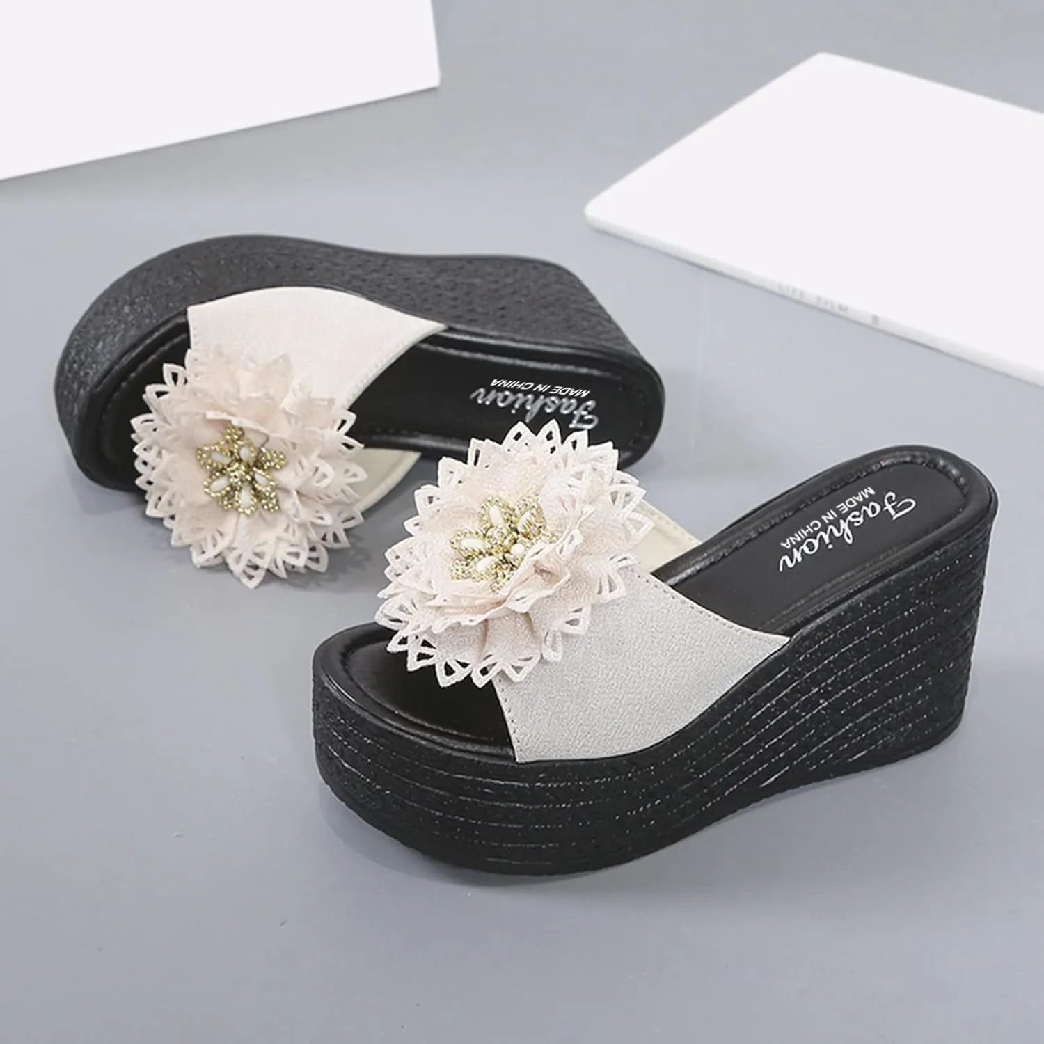 Knot Fashion Beach Wedges Sandals Shoes Toe Womens Open Slippers Women's Wedges Wedge Clear Sandals