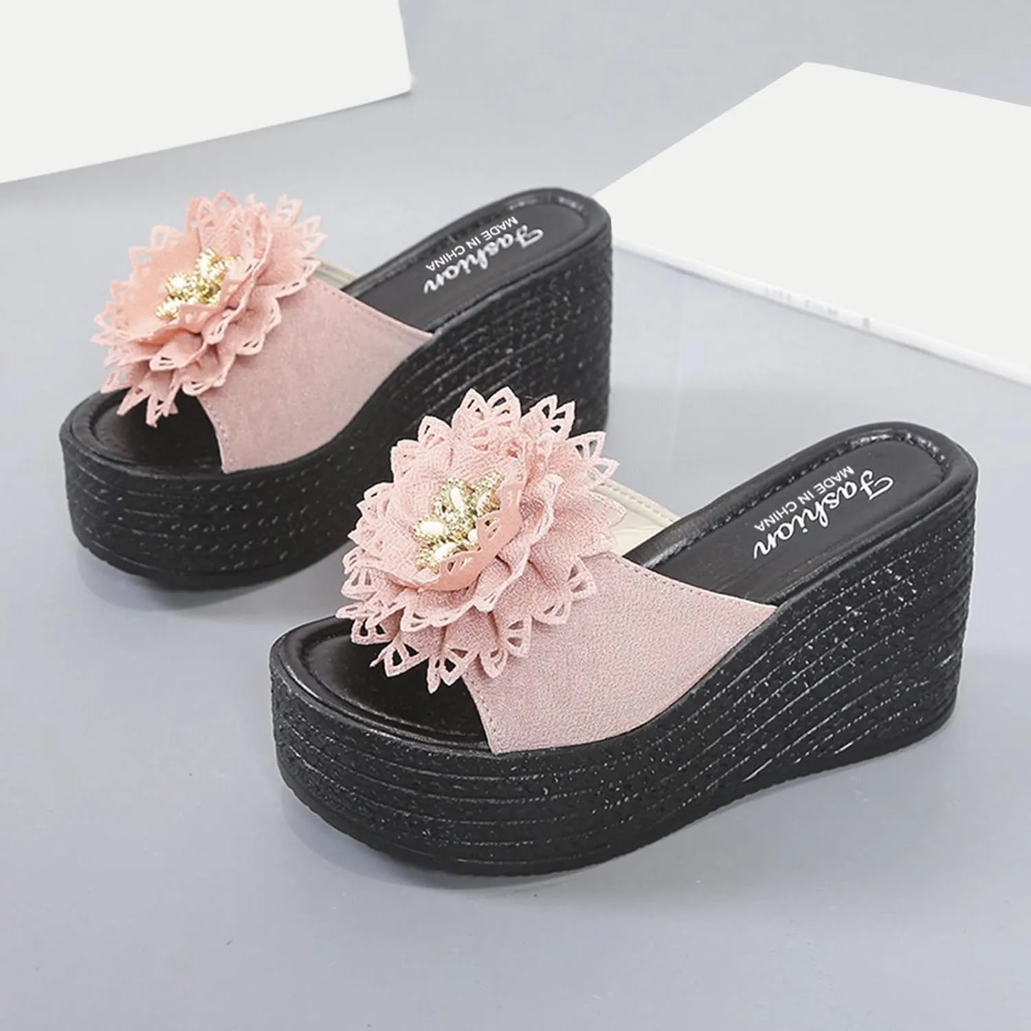 Knot Fashion Beach Wedges Sandals Shoes Toe Womens Open Slippers Women's Wedges Wedge Clear Sandals