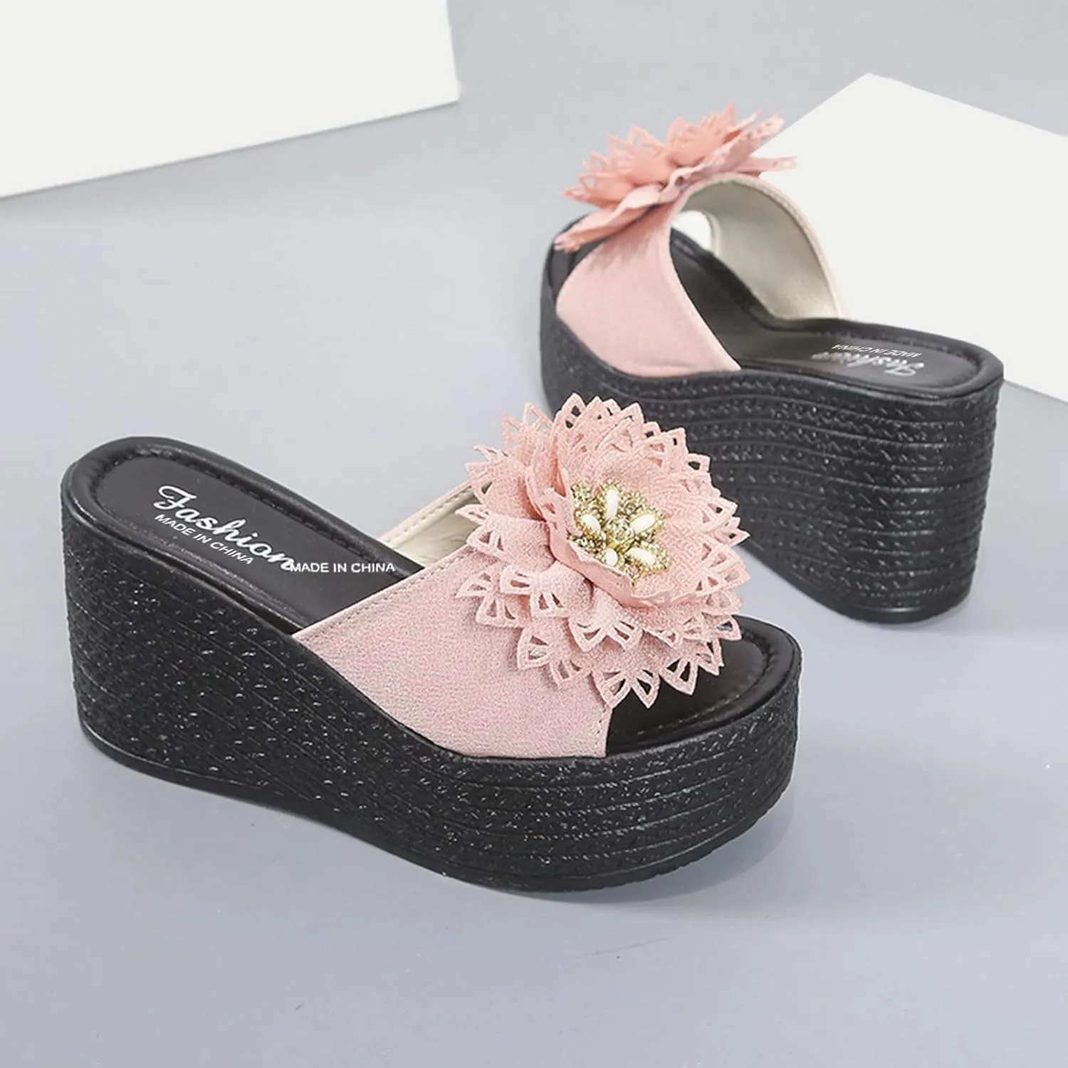 Knot Fashion Beach Wedges Sandals Shoes Toe Womens Open Slippers Women's Wedges Wedge Clear Sandals
