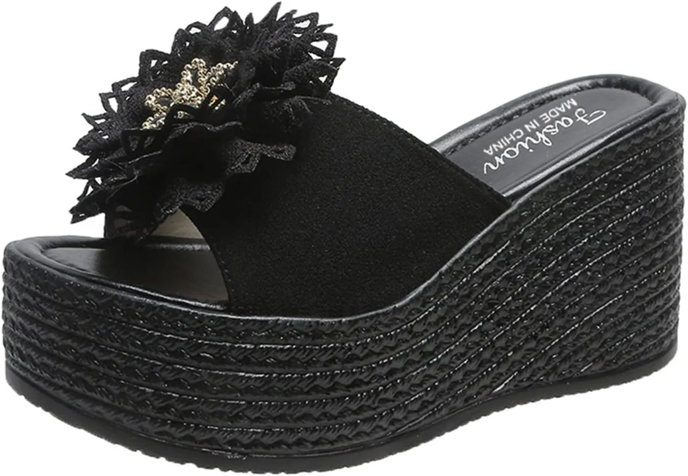 Knot Fashion Beach Wedges Sandals Shoes Toe Womens Open Slippers Women's Wedges Wedge Clear Sandals
