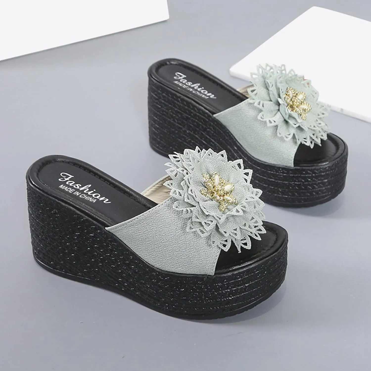 Knot Fashion Beach Wedges Sandals Shoes Toe Womens Open Slippers Women's Wedges Wedge Clear Sandals