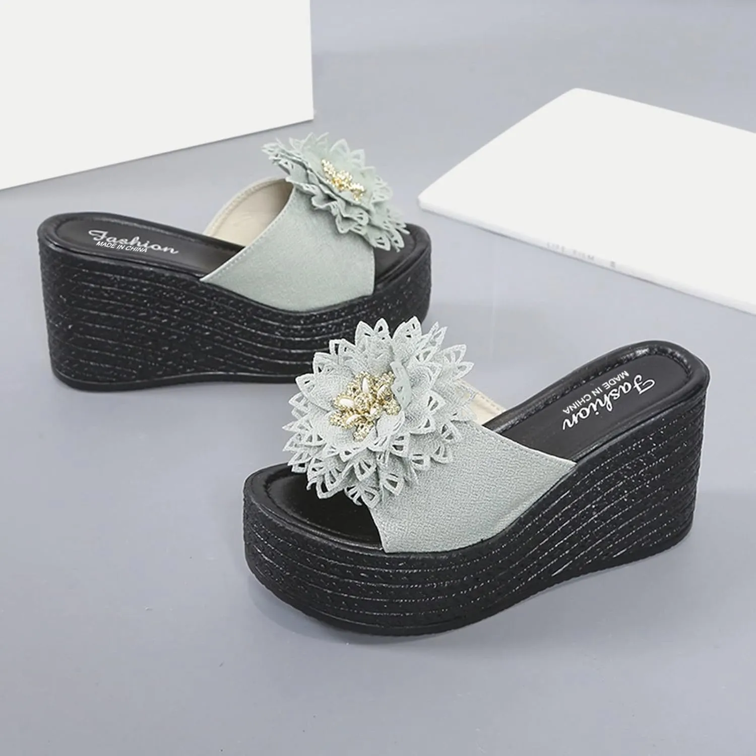 Knot Fashion Beach Wedges Sandals Shoes Toe Womens Open Slippers Women's Wedges Wedge Clear Sandals