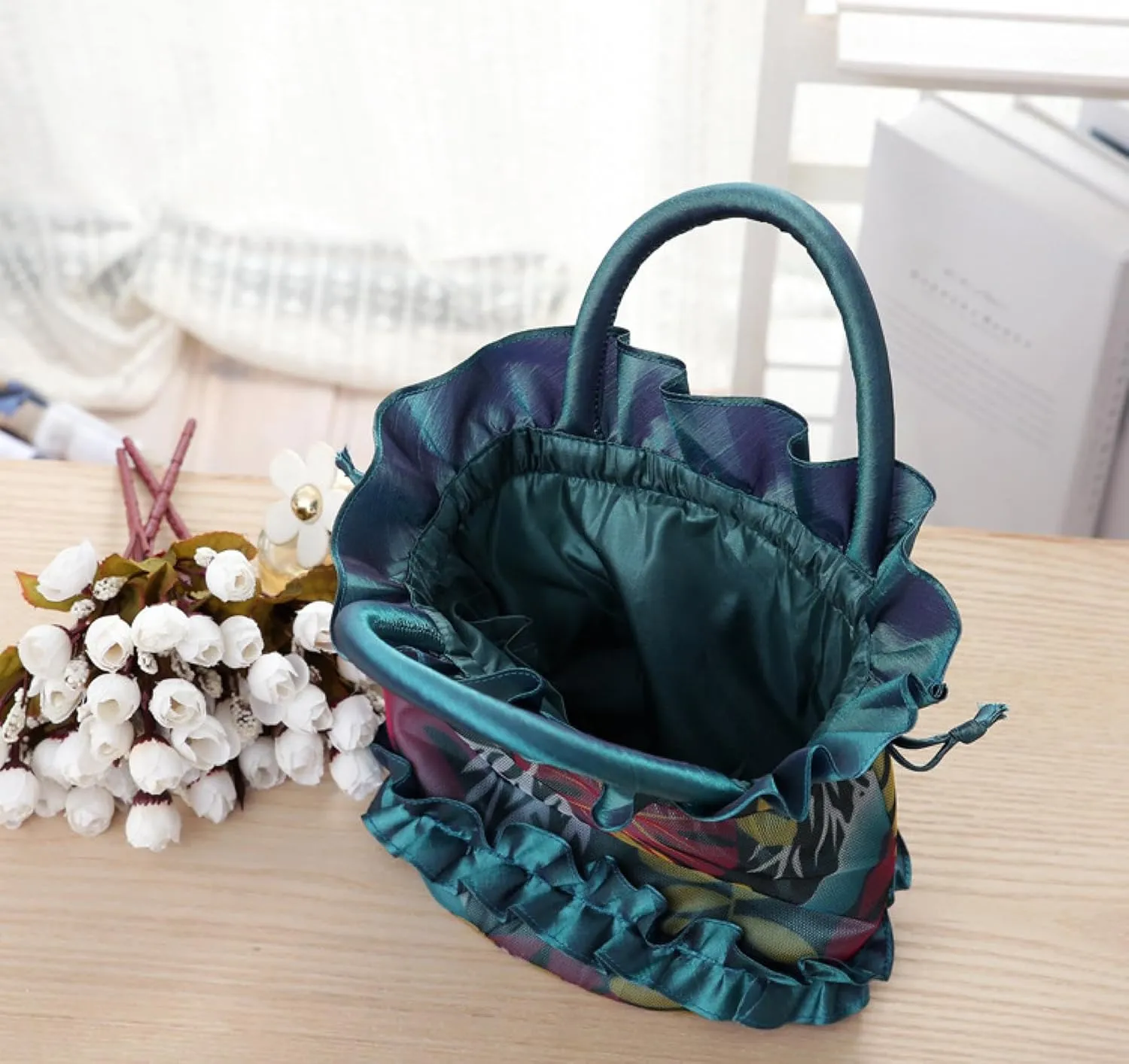 Lace bucket bag, mobile phone bag, women's handbag, coin purse, key case