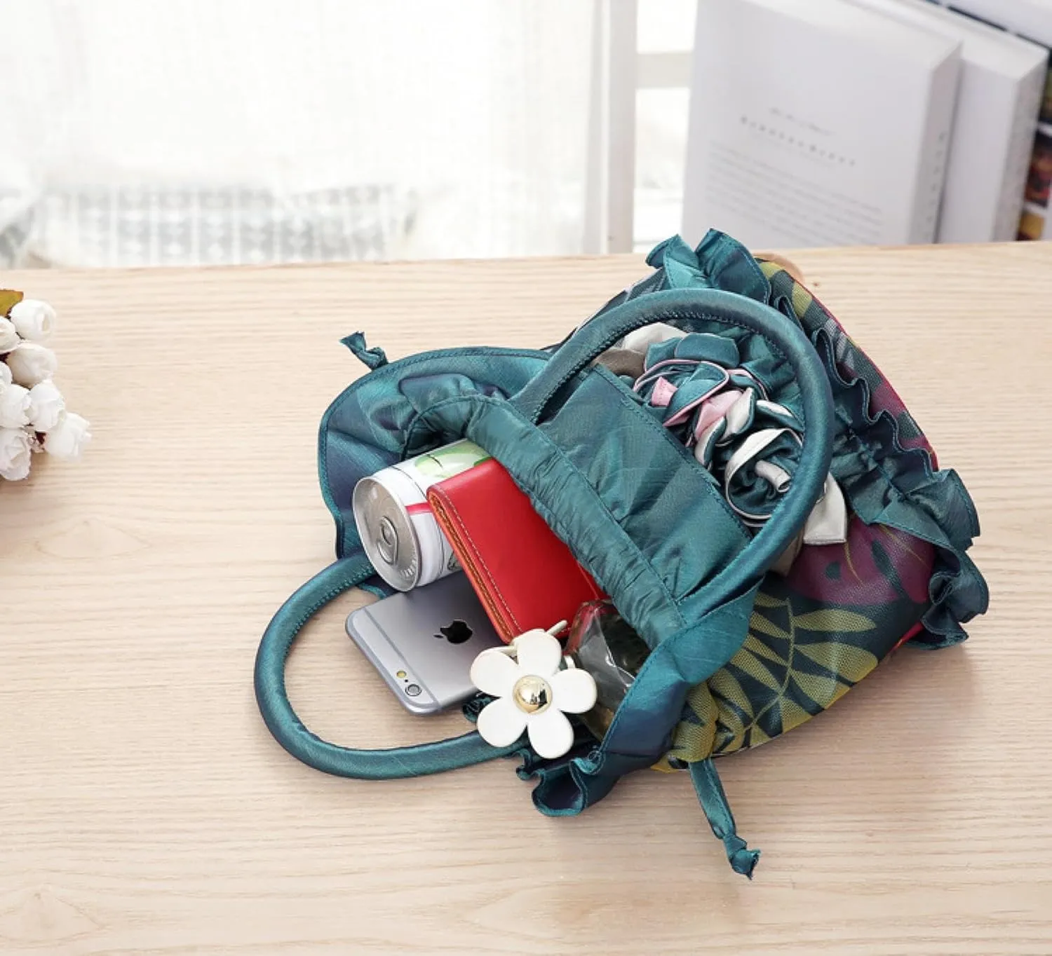 Lace bucket bag, mobile phone bag, women's handbag, coin purse, key case