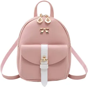 Ladies Multipurpose Design Handbag Retro Large Capacity Solid Soft Fashion Backpacks Purse Necessities for Women