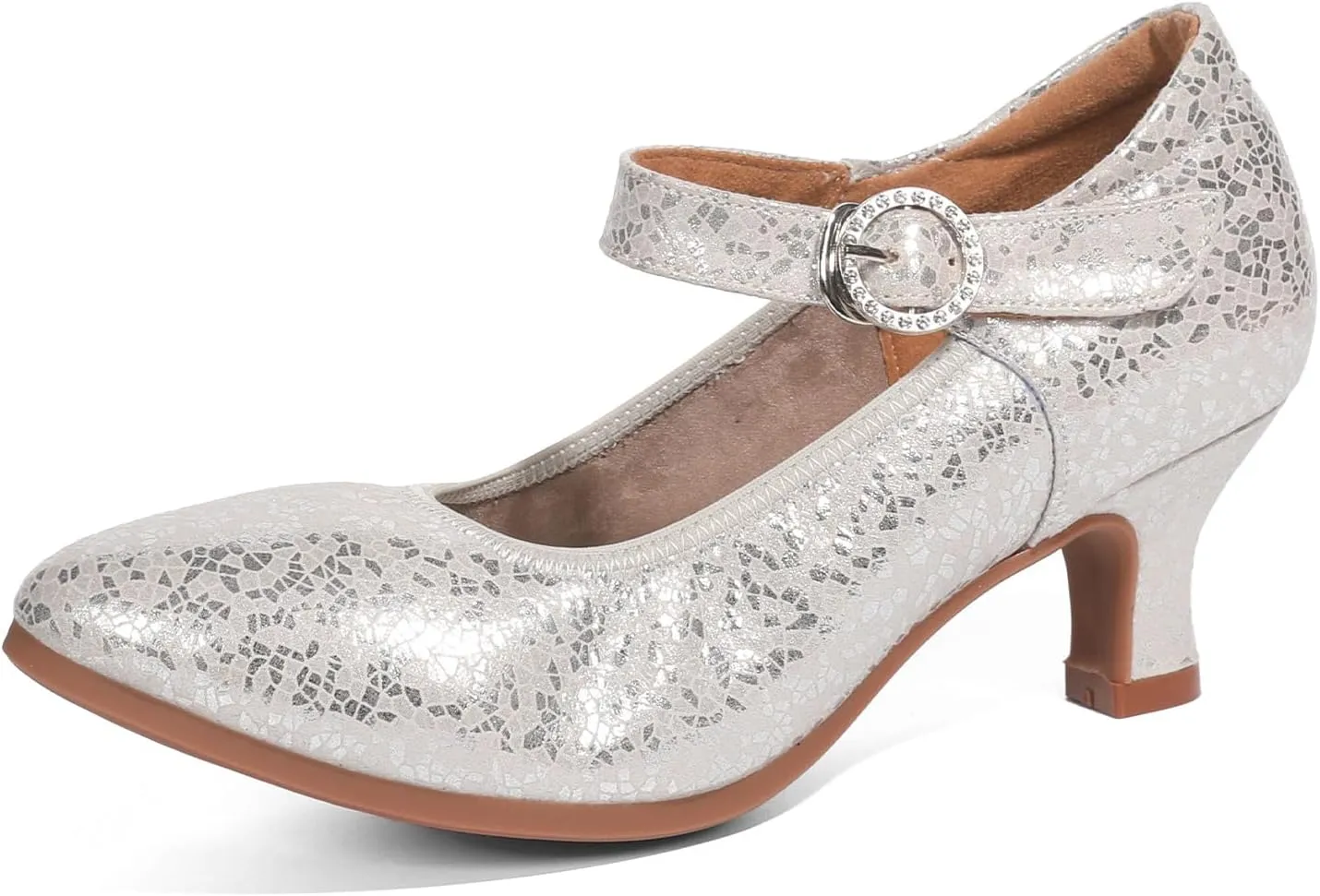 Latin Ballroom Dance Shoes Women Character Dancing Heels,Model JYNMD
