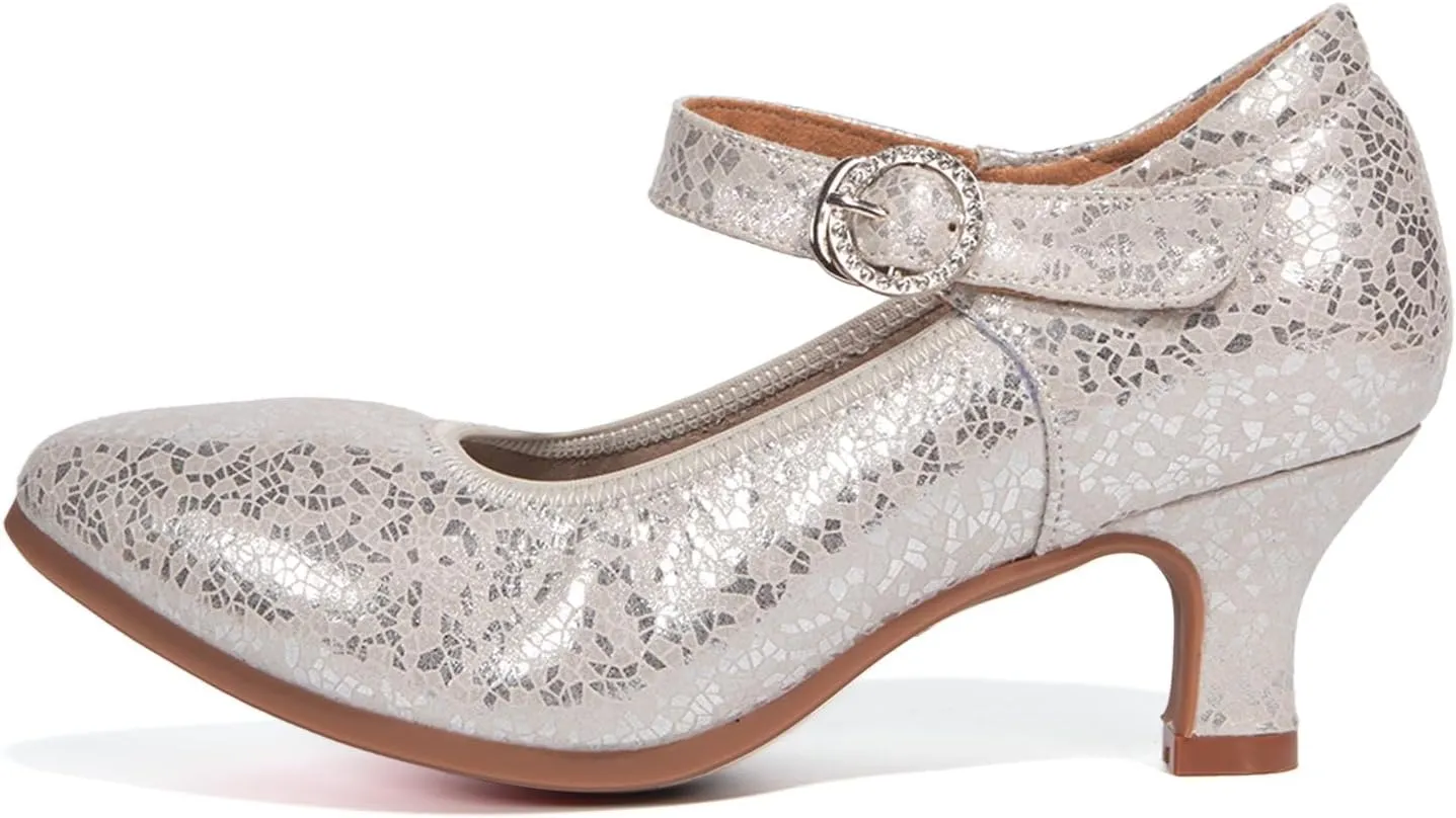 Latin Ballroom Dance Shoes Women Character Dancing Heels,Model JYNMD