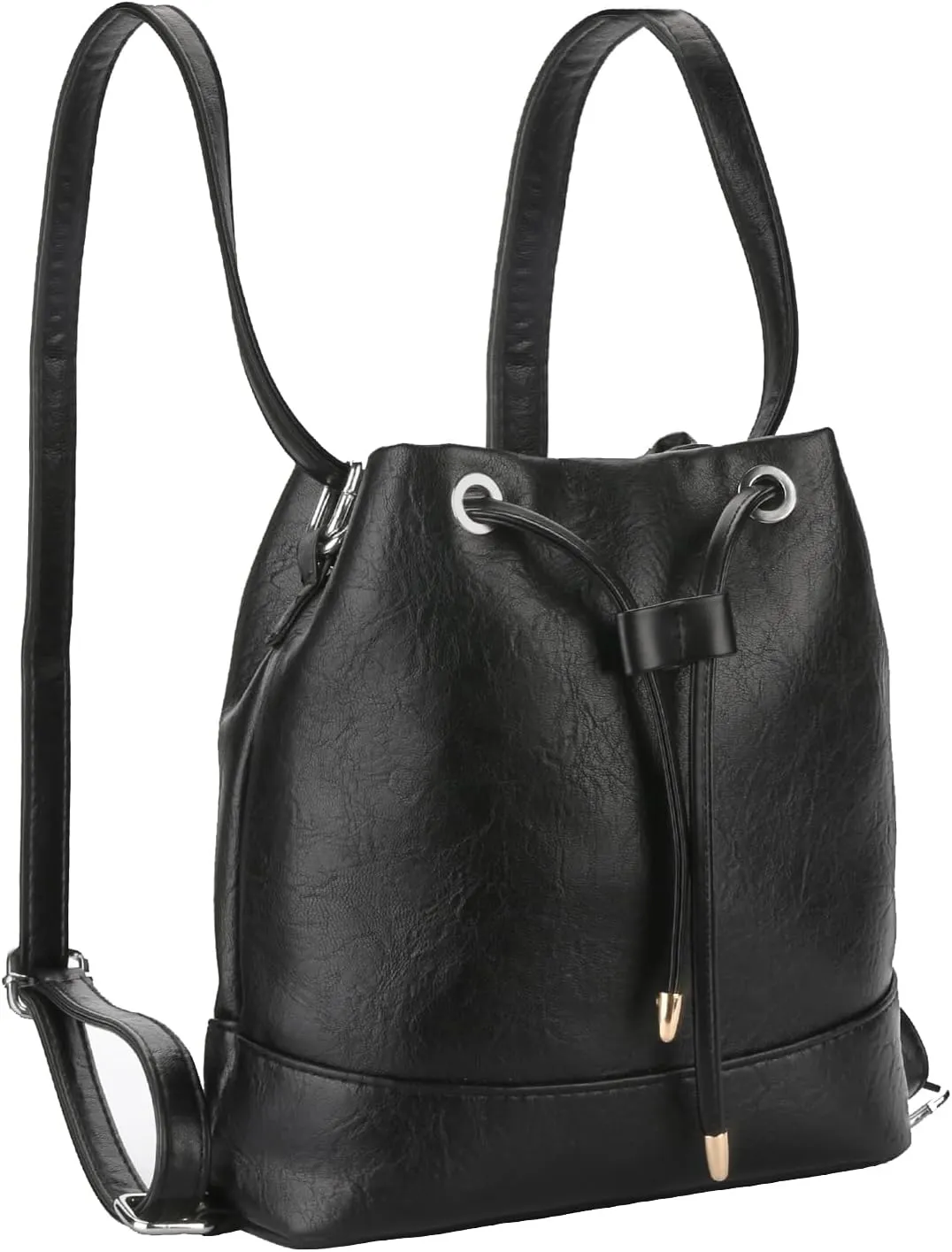 Leather Backpack Purse for Women Small Backpack Purse Convertible Shoulder Bag Handbag Lady Work Casual Bag