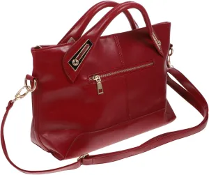 Leather Crossbody Bag for Women Oil Waxed Tote Shoulder Bag Purse Large Capacity (dark)