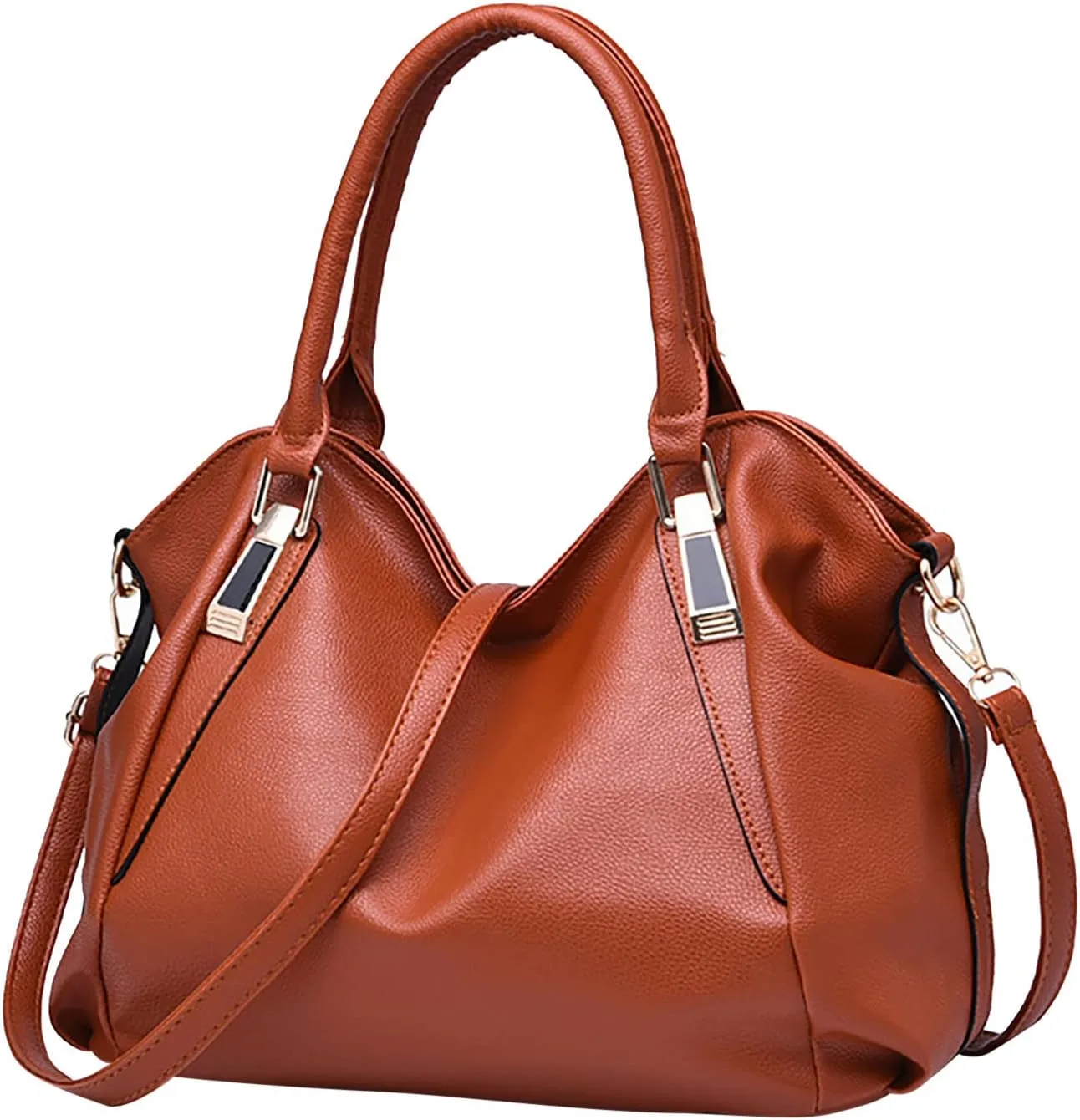 Leather Crossbody Bags for Women Shoulder Tote Bags Top Handle Satchel Bag Medium Size Purse for Women