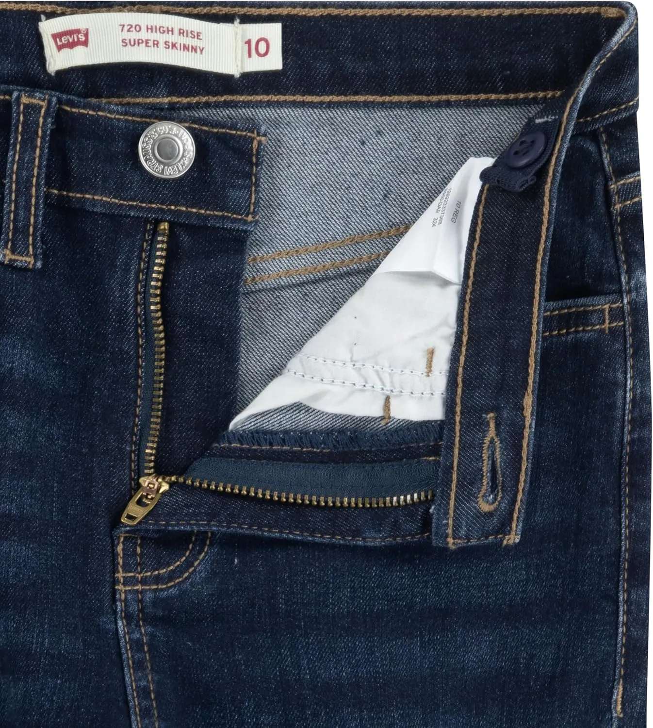 Levi's Girls' 720 High Rise Super Skinny Fit Jeans