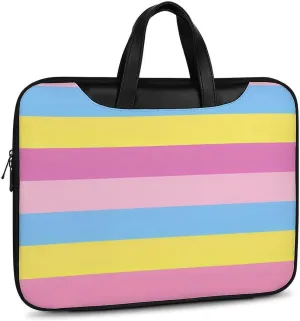 LGBT Transgender Pride Flag Laptop Tote Bag Waterproof Computer Carrying Case Business Office Briefcase