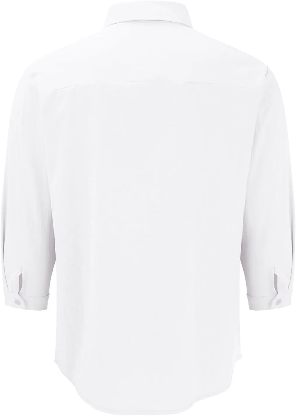 Linen Shirts for Men Big and Tall Casual Button Down Long Sleeve Solid Spread Collar Shirt Summer Hawaiian Beach Tops