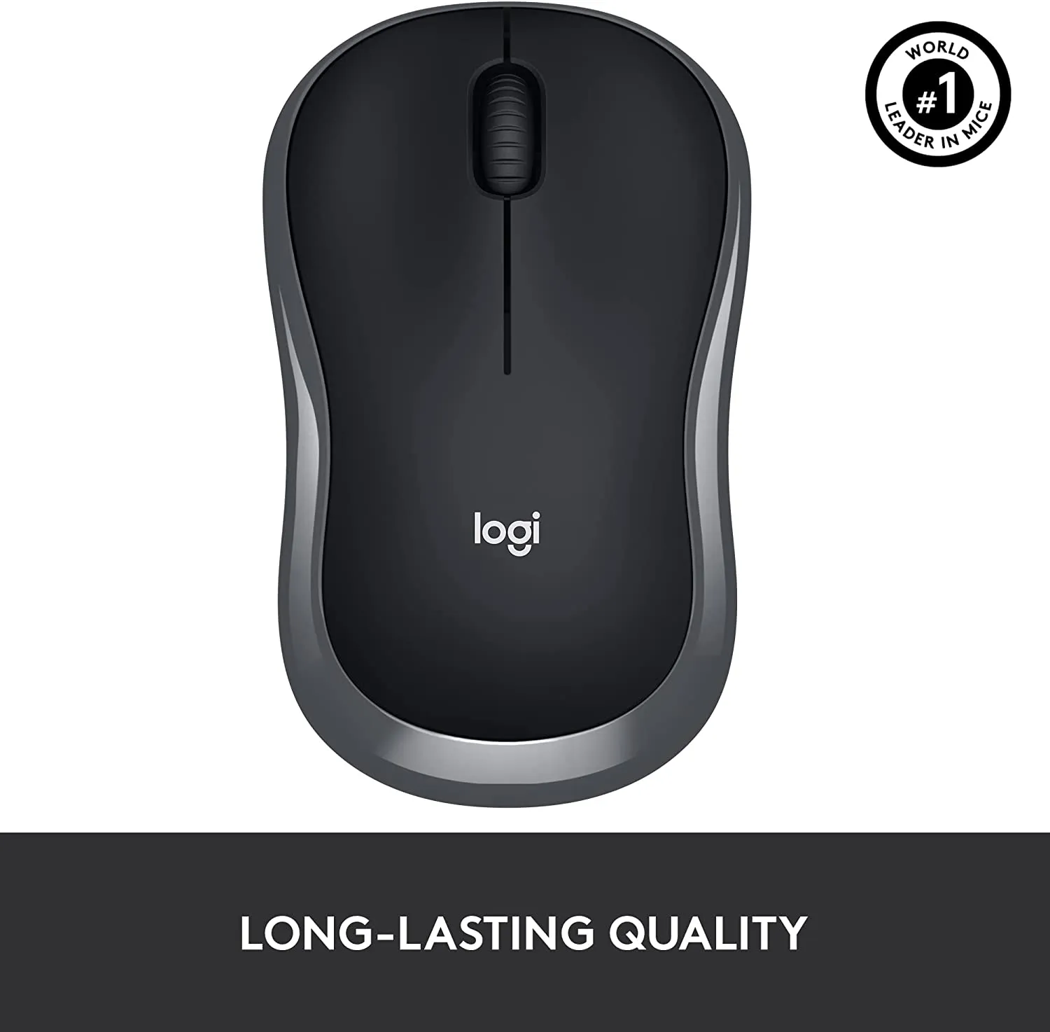 Logitech  M185 Wireless Computer Mouse with USB Receiver