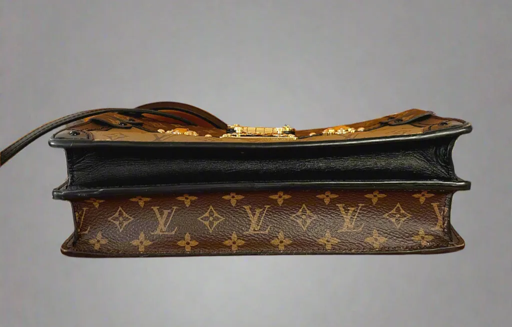 Louis Vuitton brown Trunk Clutch handbag