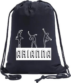 Mato & Hash Dance Backpacks, Ballet Drawstring Backpacks, Backpacks for girls, Dance Garment Bag