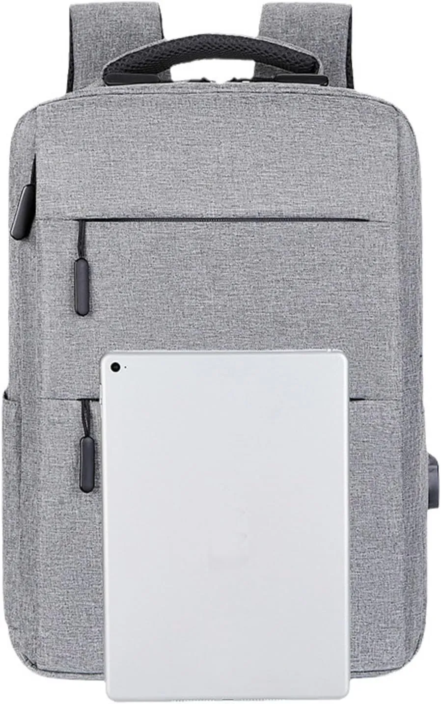 Medium Backpack Purse for Women Convertible Shoulder Bags with Wristlet for Work College Small Backpacks Purses(Grey)