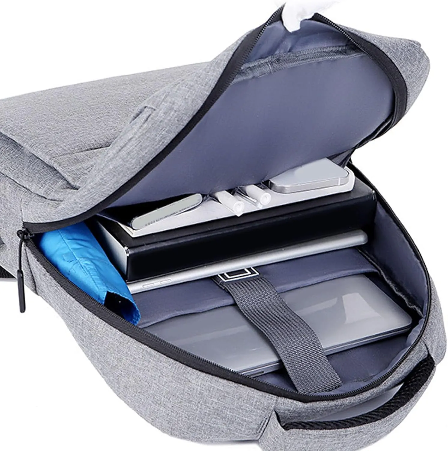 Medium Backpack Purse for Women Convertible Shoulder Bags with Wristlet for Work College Small Backpacks Purses(Grey)