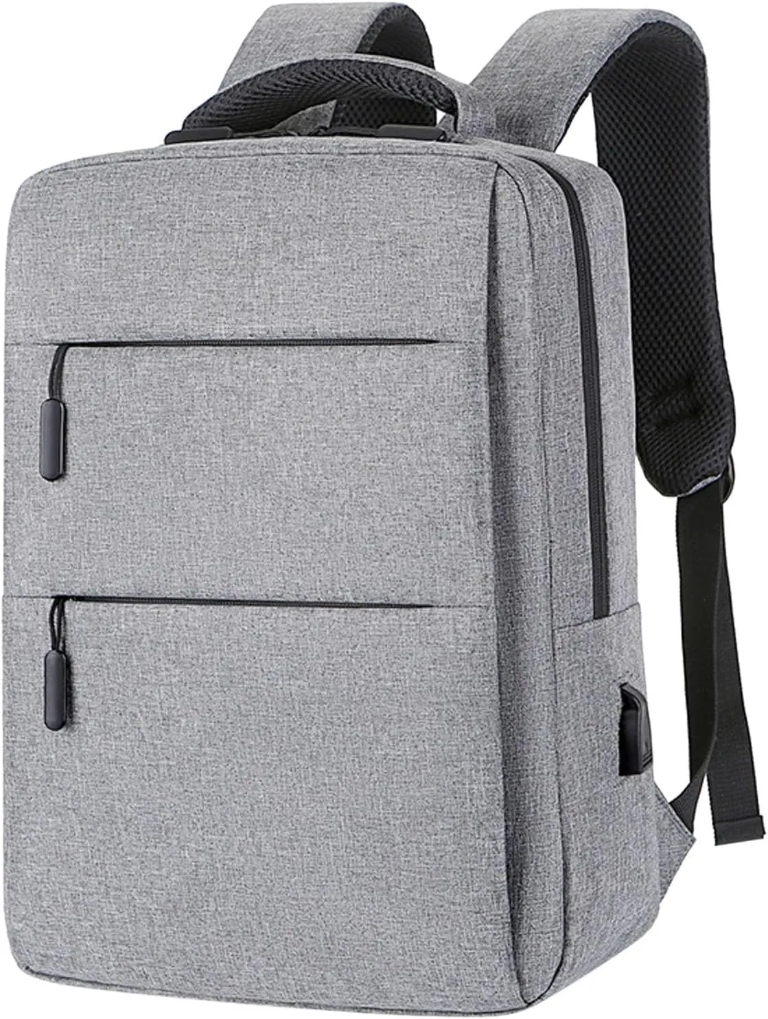Medium Backpack Purse for Women Convertible Shoulder Bags with Wristlet for Work College Small Backpacks Purses(Grey)
