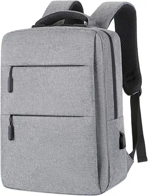 Medium Backpack Purse for Women Convertible Shoulder Bags with Wristlet for Work College Small Backpacks Purses(Grey)
