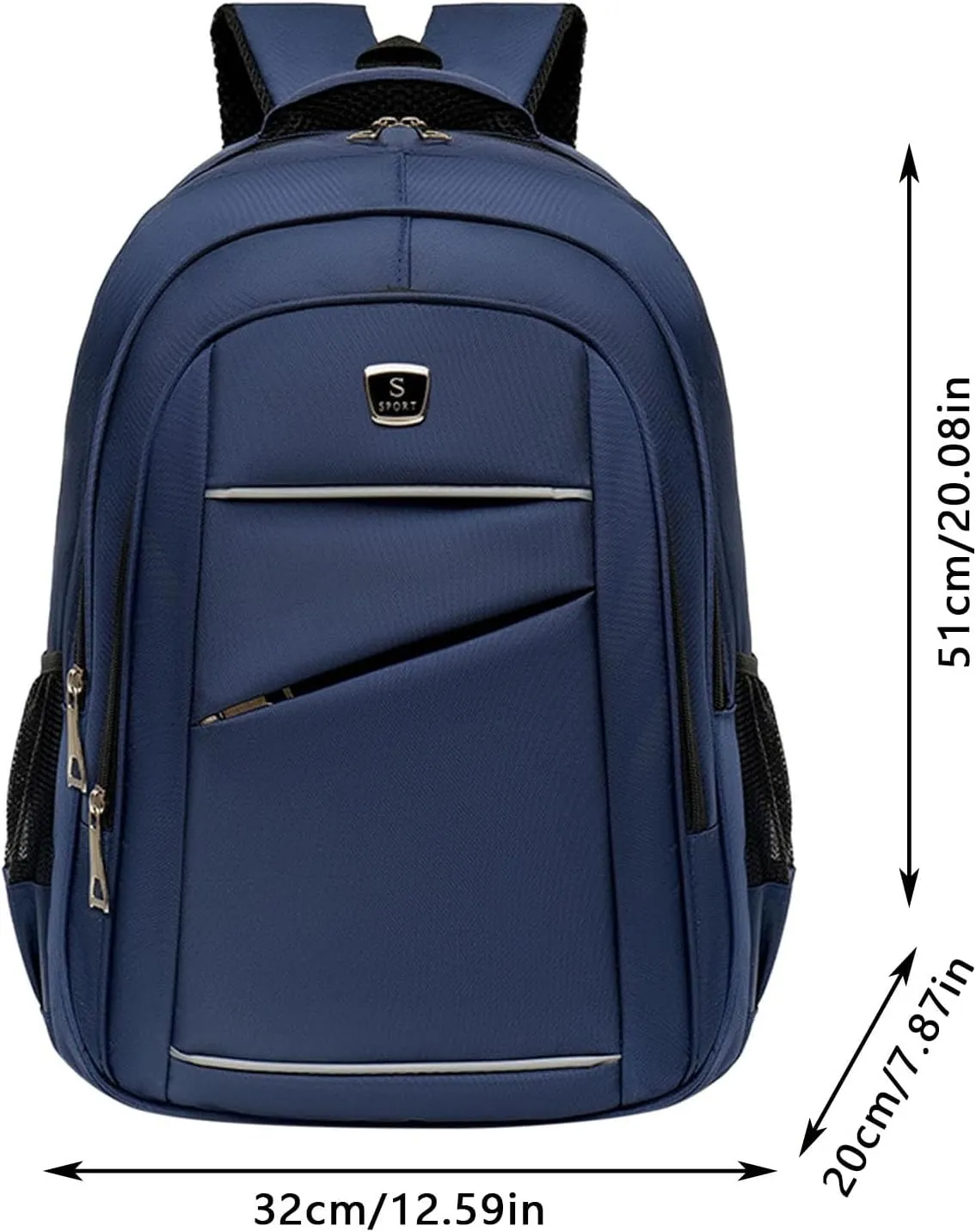 Medium Backpack Purse for Women Soft Rucksack Ladies Shoulder Bags Medium Mini Vegan Leather Backpack for Woman(Blue)