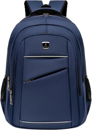 Medium Backpack Purse for Women Soft Rucksack Ladies Shoulder Bags Medium Mini Vegan Leather Backpack for Woman(Blue)
