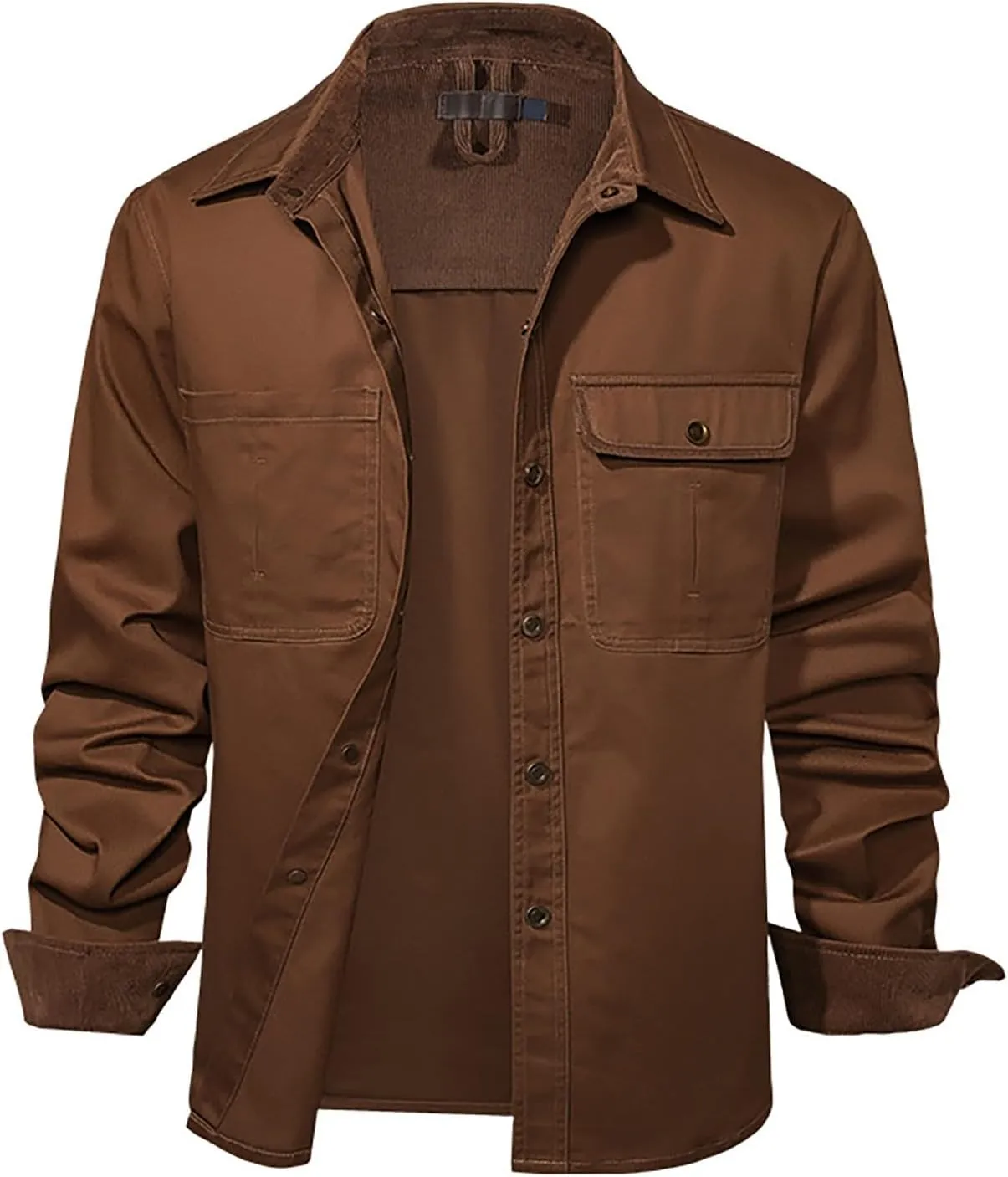 Mens 2023 Dress Shirts Long Sleeve Wrinkle-Resistant Casual Button Down Shirts Solid Formal Dress Shirts Business Top