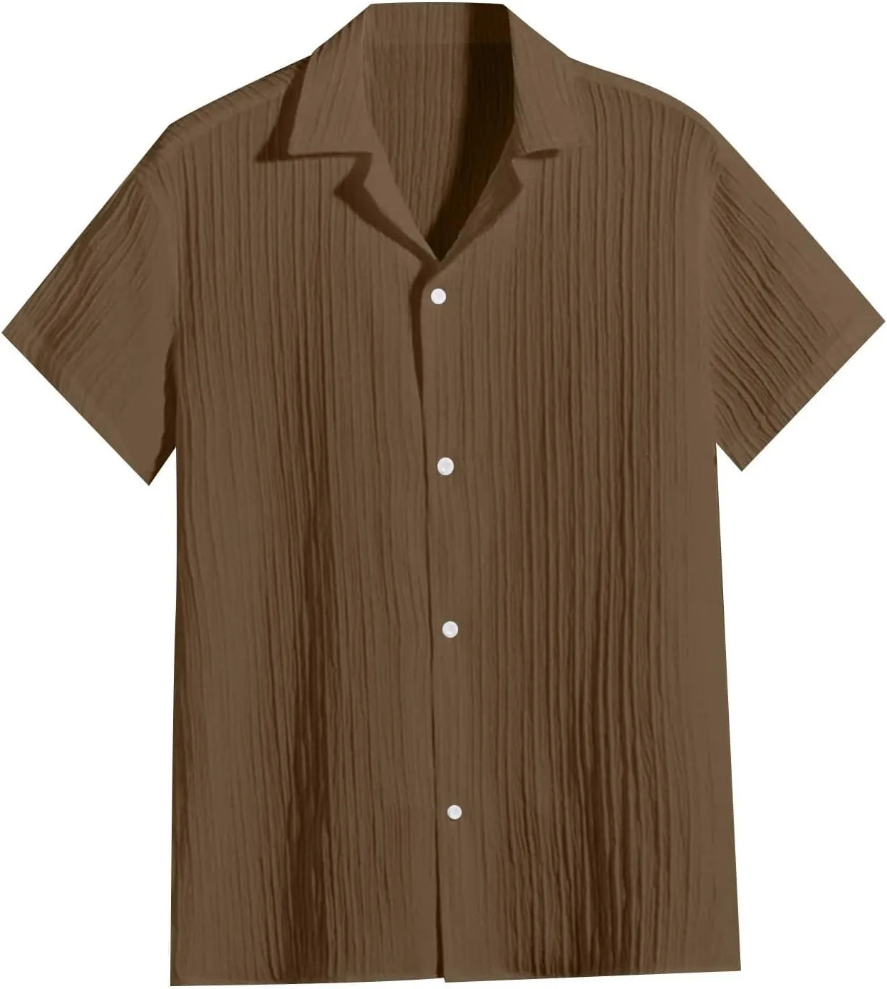 Men's Casual Shirts Short Sleeve Button Down Shirt Linen Shirt Wedding Beach Fashion Shirt Vacation Hawaiian Shirt