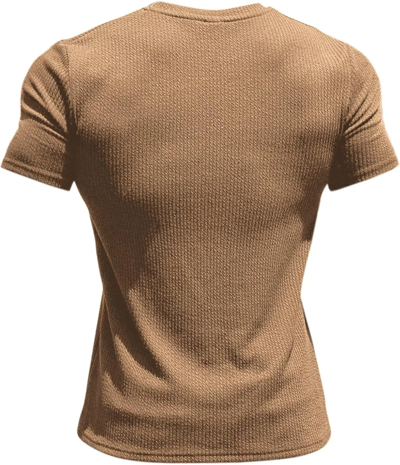 Mens Fashion Short Sleeve Casual Polos Shirts V Neck Slim Fit Muscle Tactical Shirts Quick Dry Jersey Golf Shirt