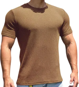 Mens Fashion Short Sleeve Casual Polos Shirts V Neck Slim Fit Muscle Tactical Shirts Quick Dry Jersey Golf Shirt
