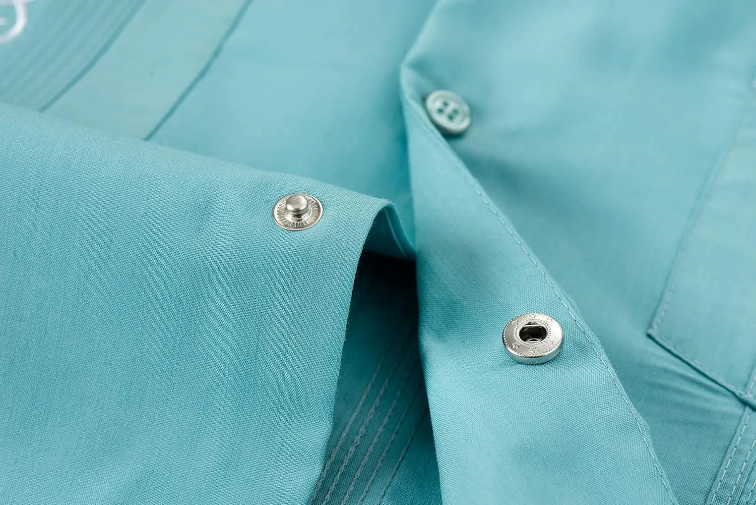 Men's Guayabera Shirts Short Sleeve Casual Snap Shirts