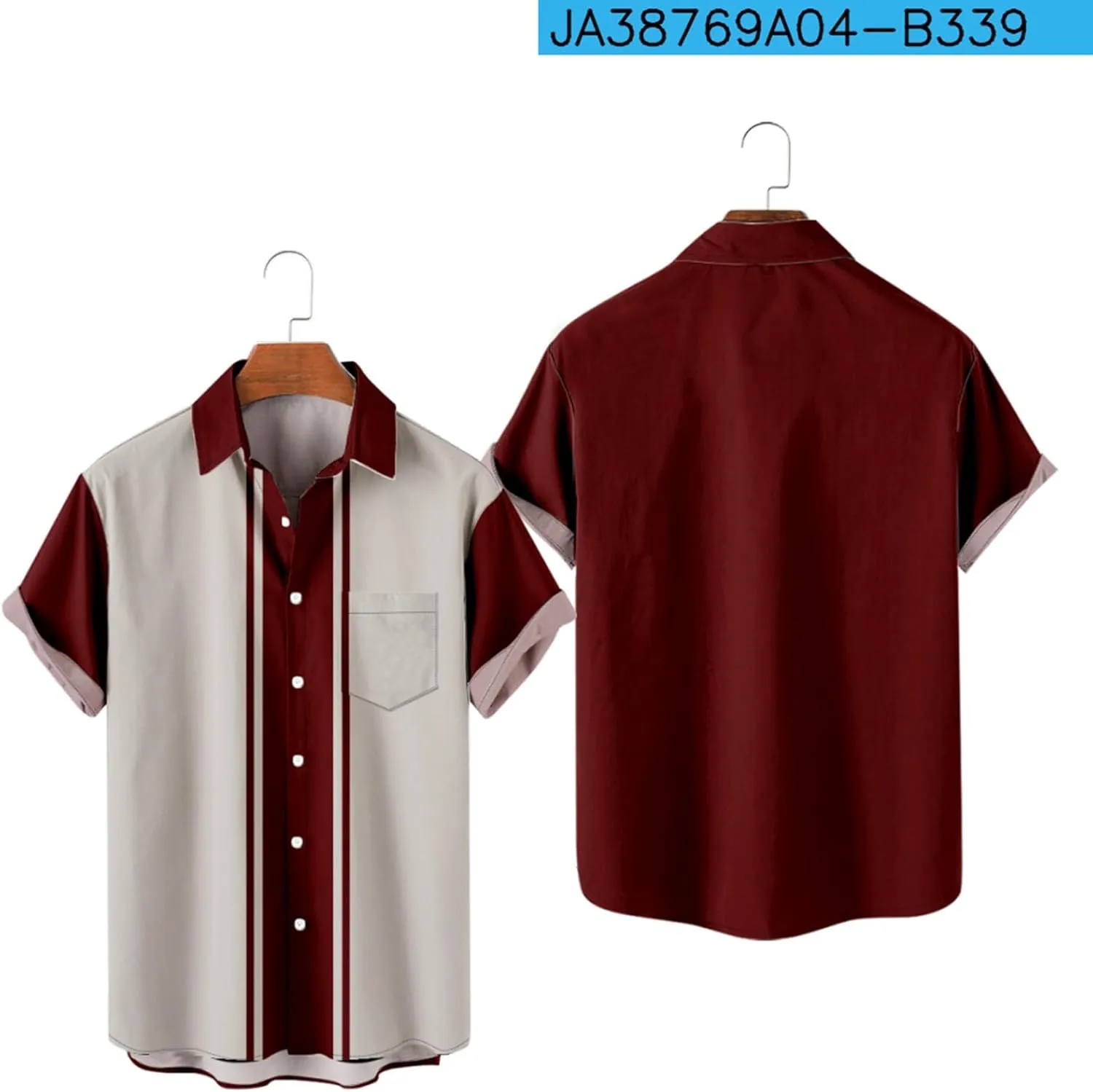 Mens Short Sleeve Button Down Shirt Casual Collared Linen Shirts Vacation Beach Shirts Textured Shirts