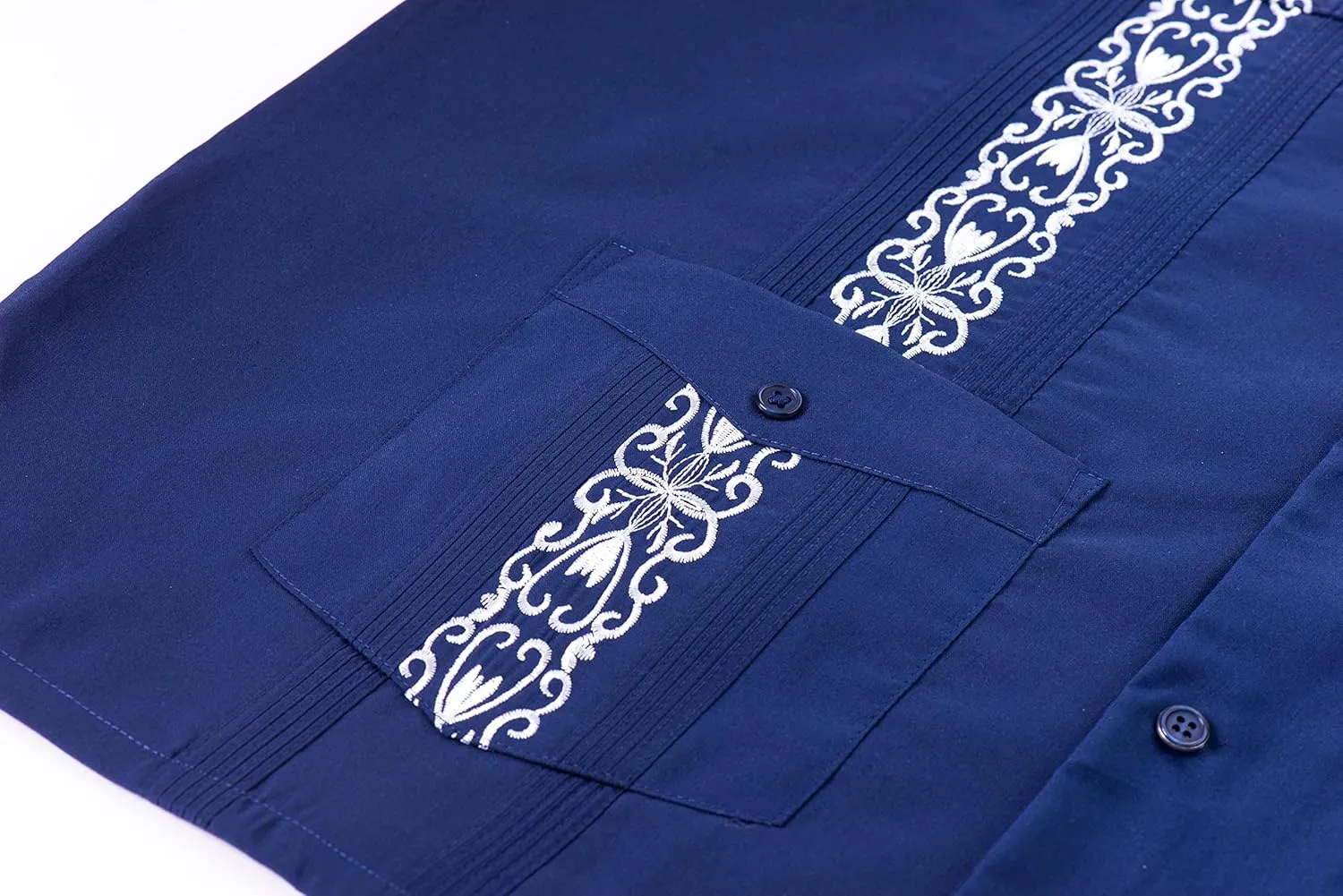 Mens Snap Shirts Casual Guayabera Shirts Short Sleeve