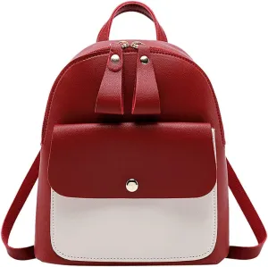 Mini Backpack Purse for Women Soft Leather Backpacks Travel Bags Cute Tote Mini Vegan Leather Backpack for Woman