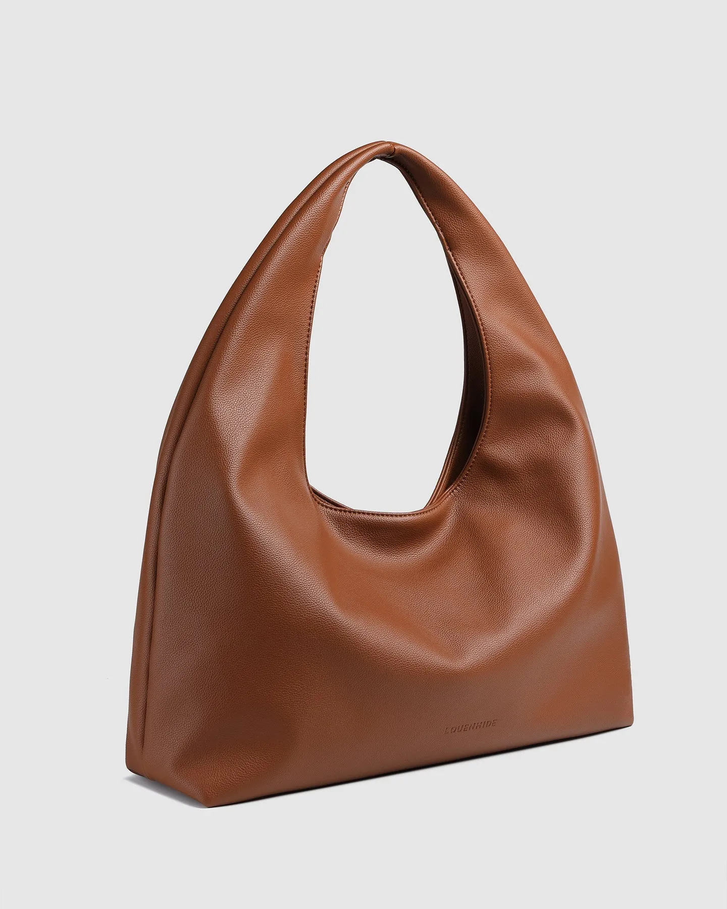 Monaco Shoulder Bag in Tan by Louenhide