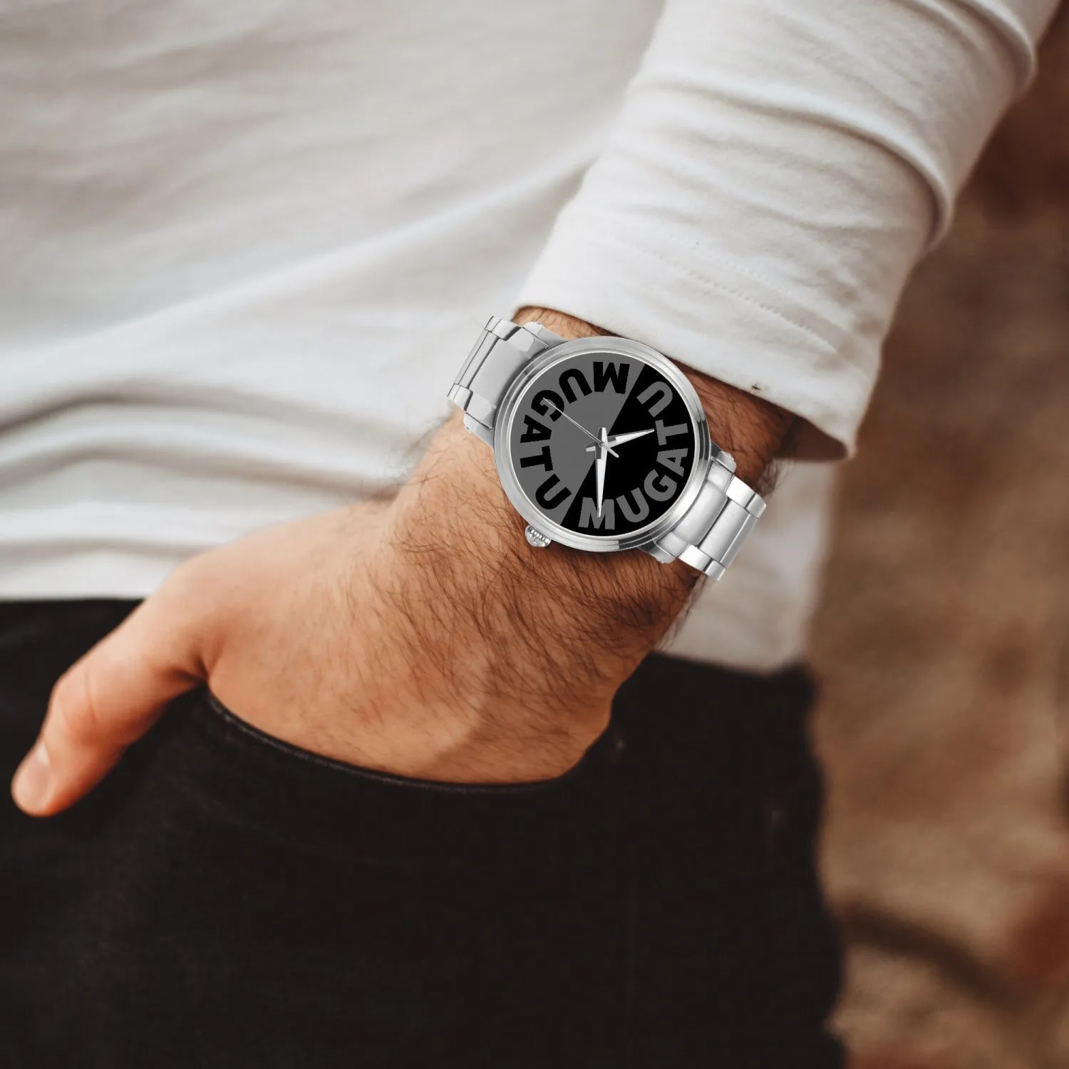 Mugatu Zoolander Steel Strap Automatic Watch | 46mm