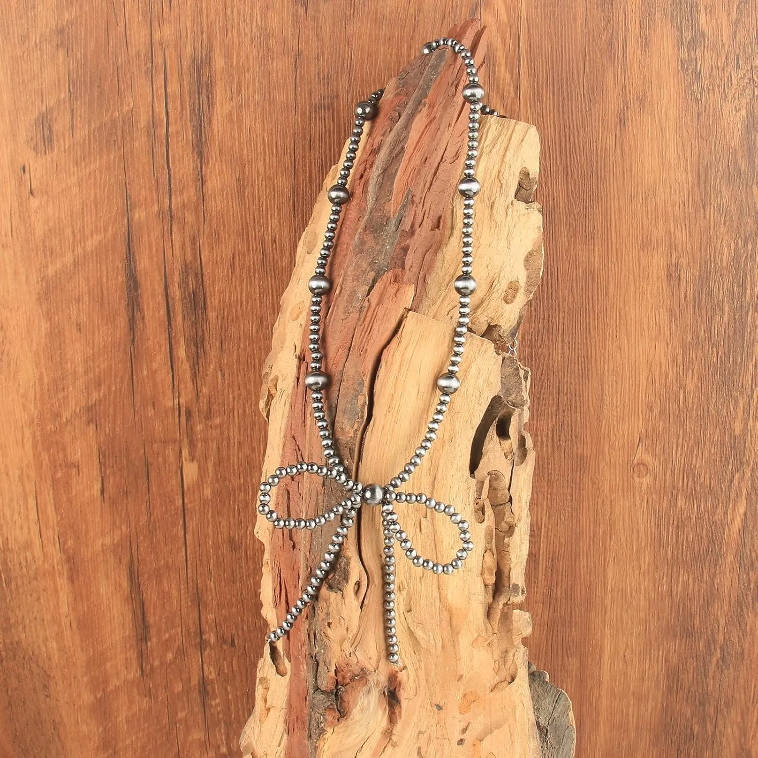 Navajo Pearl Bow Necklace Western Jewelry for Women Cowgirl Turquoise Necklaces Jewelry