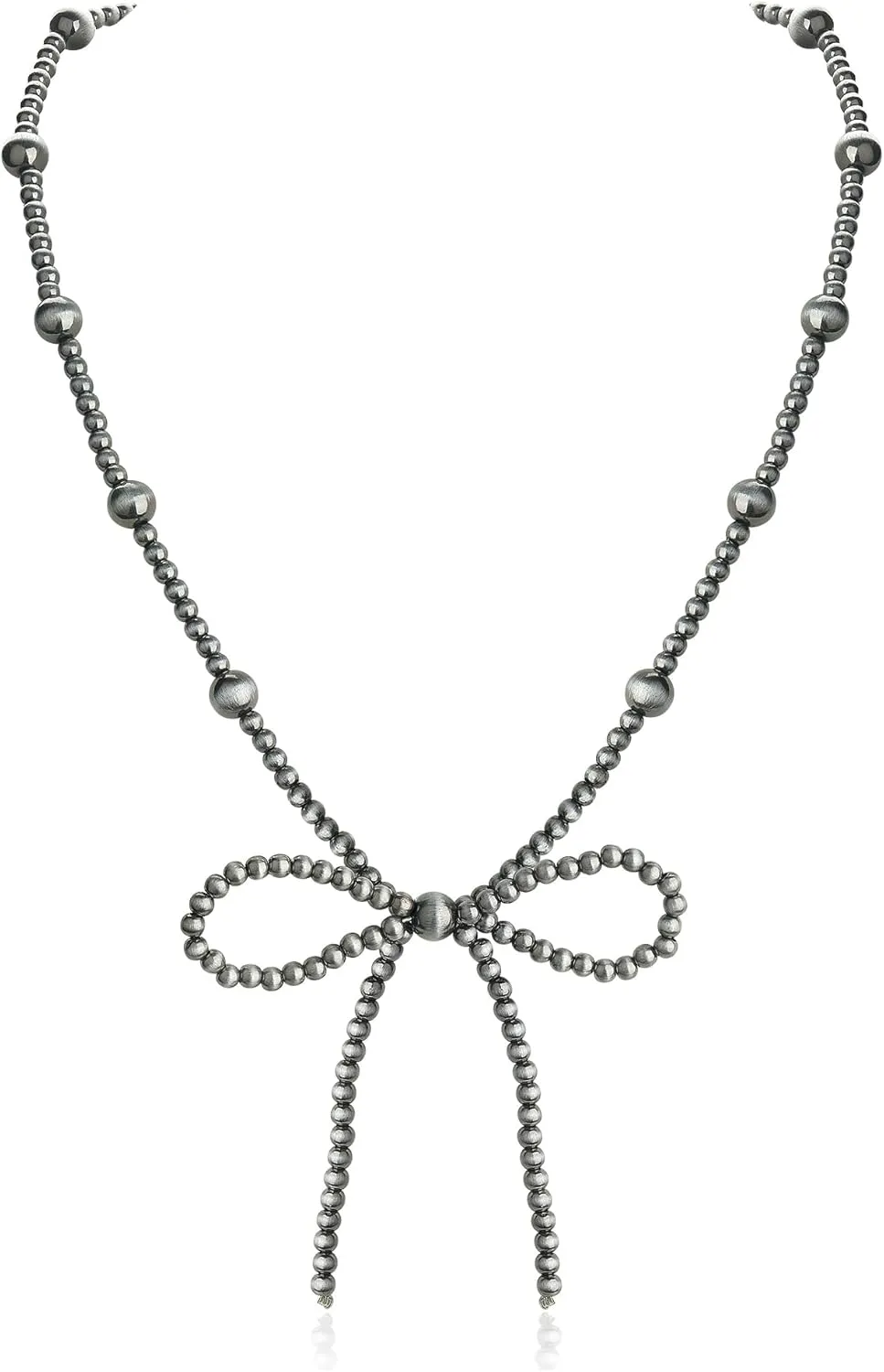 Navajo Pearl Bow Necklace Western Jewelry for Women Cowgirl Turquoise Necklaces Jewelry
