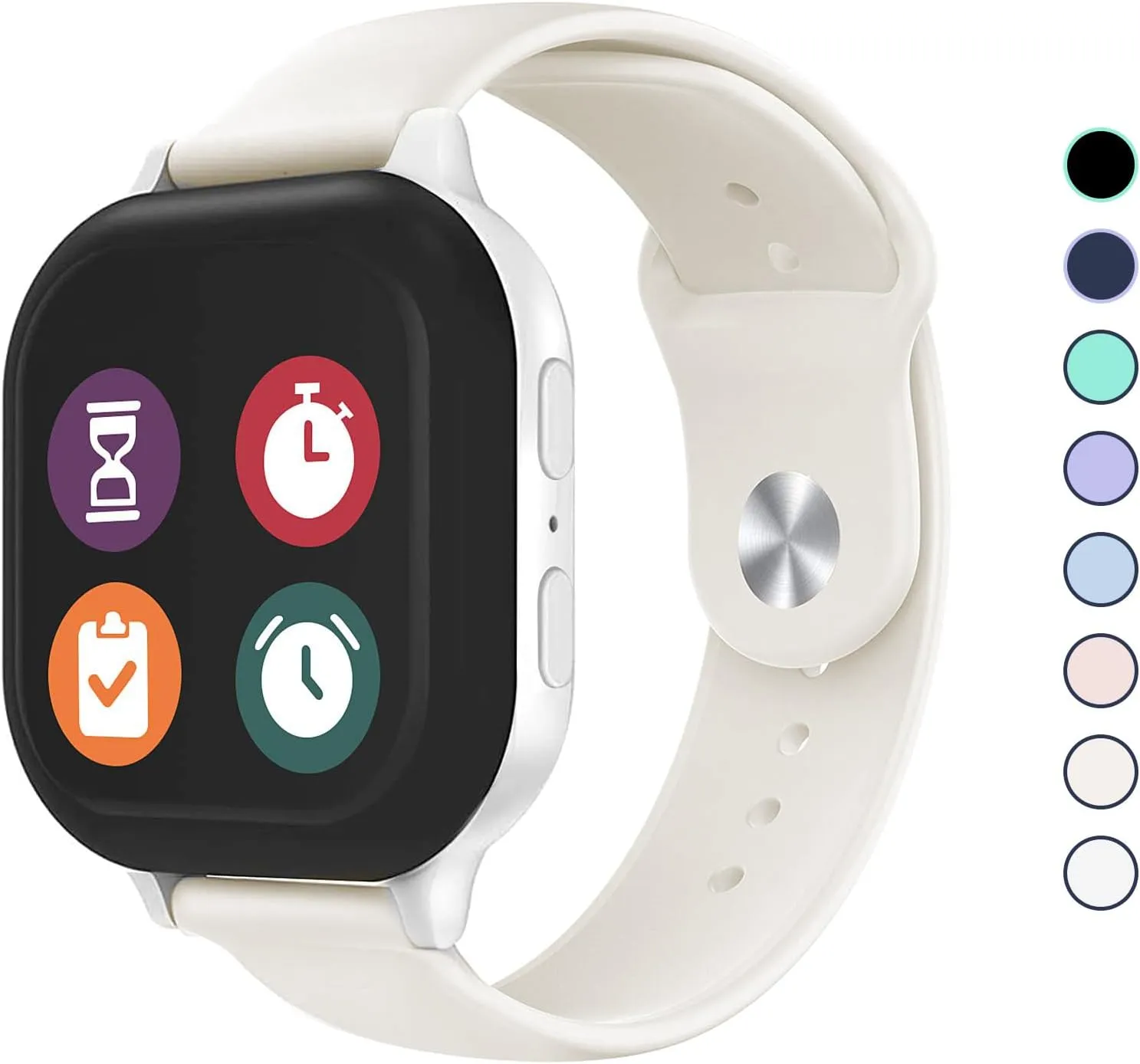 NewJourney Soft Silicone Band Compatible with Gizmo Watch 3 2 1/Gabb Watch, 20mm Quick Release Watch Band Replacement