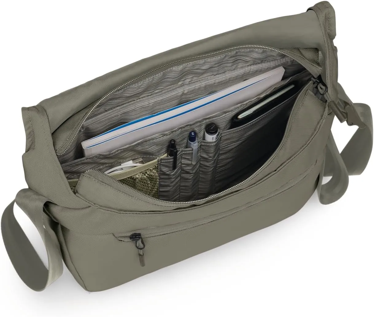 Osprey Aoede 9L Commuter Messenger Bag, Tan Concrete