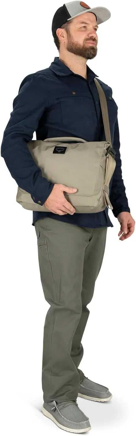 Osprey Aoede 9L Commuter Messenger Bag, Tan Concrete