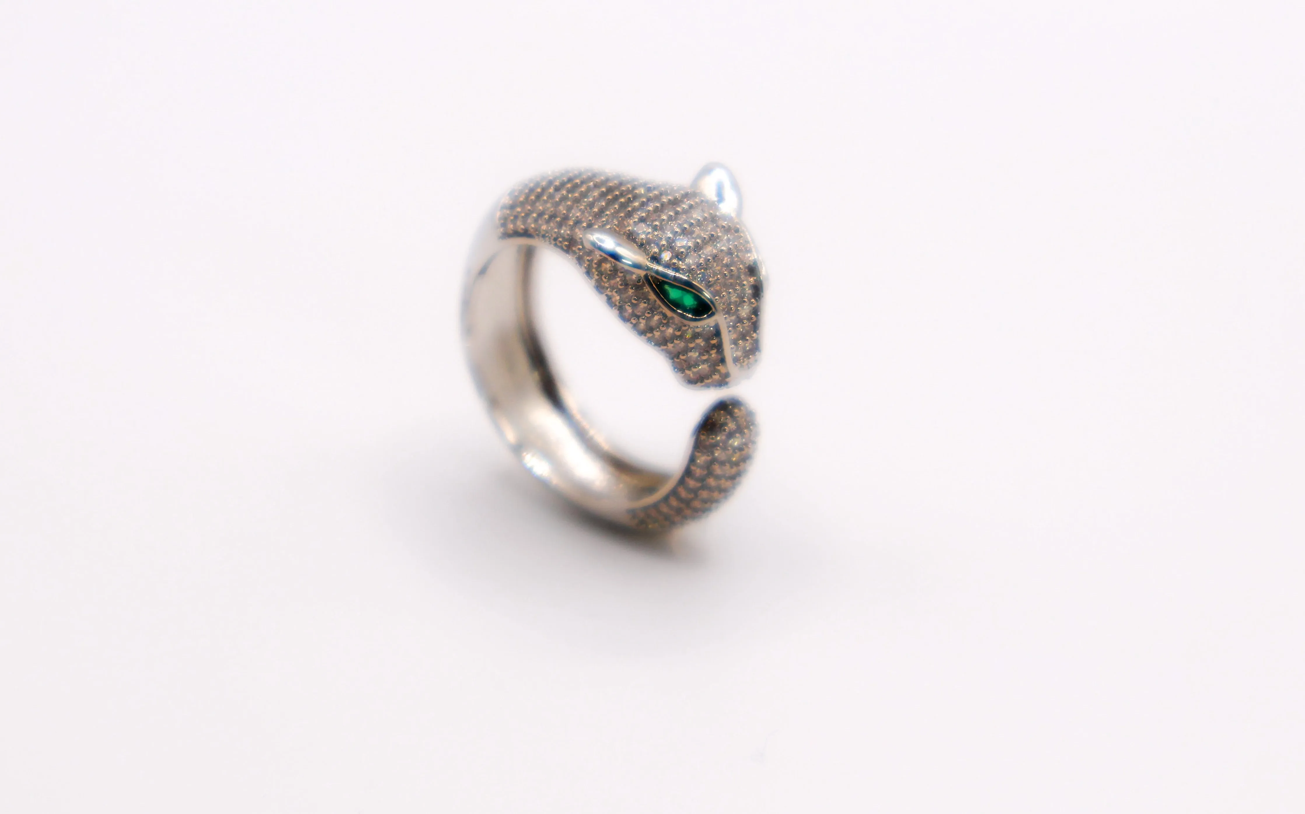 Panther Majesty Silver Ring