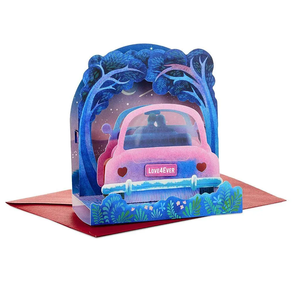 Paper Wonder Valentines Day Pop Up Card (Car Valentine)