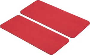 PATIKIL 12 x 5 Inch Felt Bag Base Shaper, 2pcs Bag Bottom Pad Organizer Insert Rectangle Liner Board for Purse Handbag Tote Travel Bag Canvas Cosmetic, Red