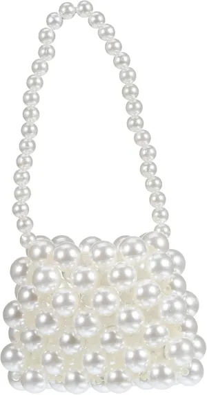 Pearl Handbag Pouch Wallet for Lightweight Pearl Clutch Evening Bag Versatile Coin Purse for Weddings Parties and Everyday Use Elegant present for Women