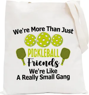 POFULL Pickleball Player Paddleball Gift We're More Than Just Pickleball Cosmetic Bag for Pickleball Lovers