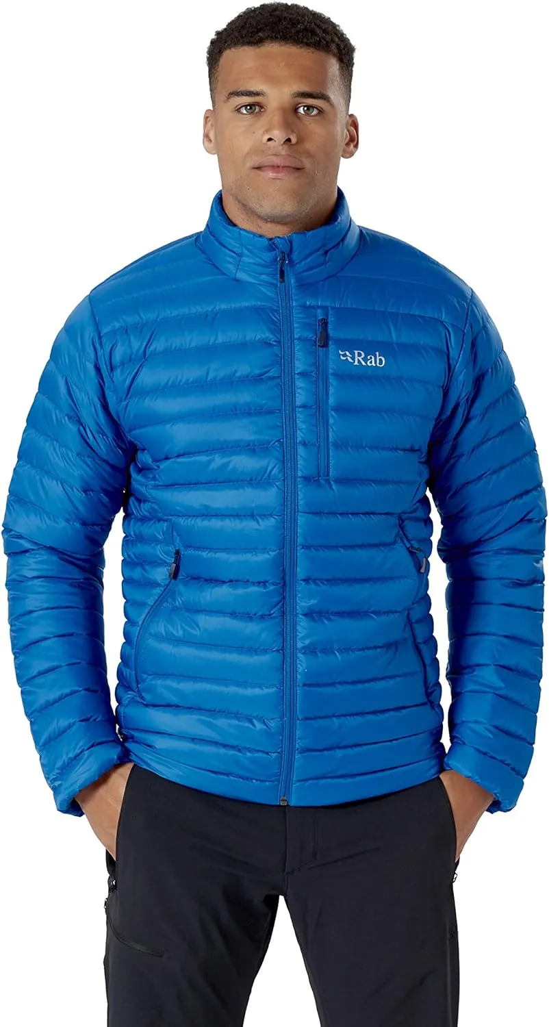 Rab Men's Microlight Down Jacket for Hiking, Climbing, and Skiing